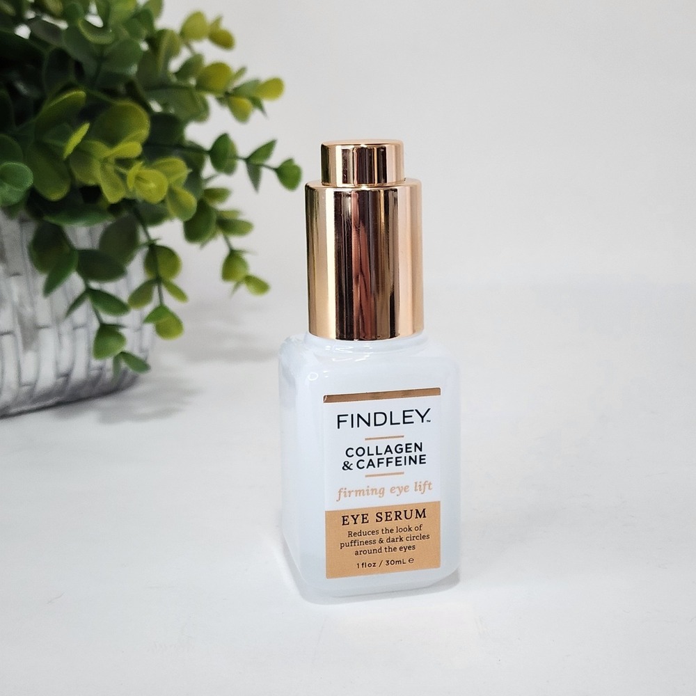 Findley Collagen & Caffeine Firming Eye Serum Dark Circles Puffiness ~ 1 fl oz